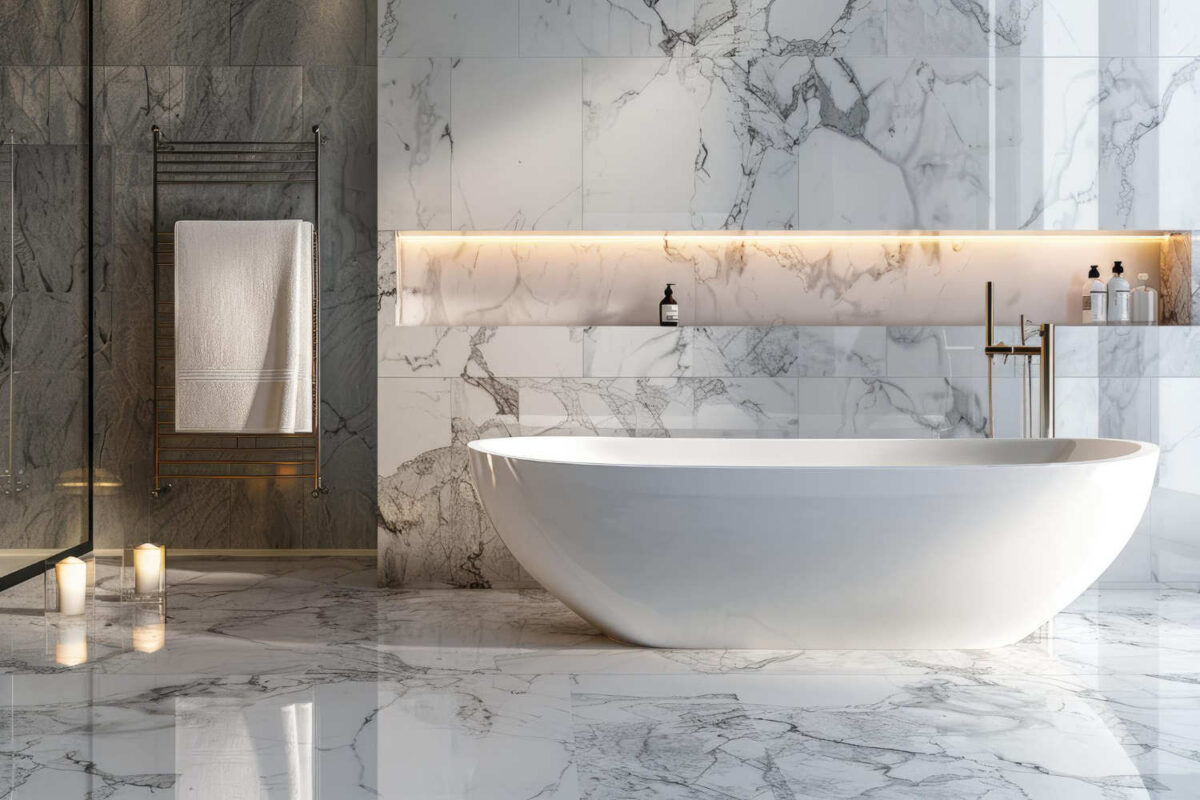 Łazienka marmur